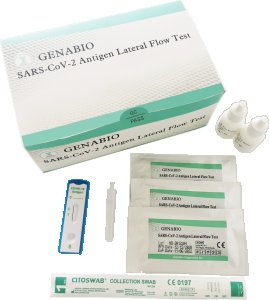 Genabio Antigen Kit SARS-CoV-2 Antigen Lateral Flow Test